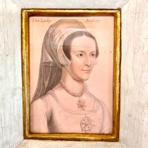 19th Century stipple engraving entitled “The Lady Audley”